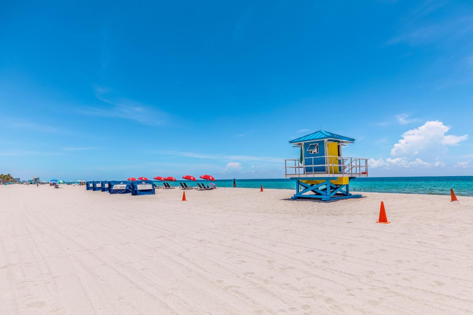 Stylish Private Beach Condo In Hollywood Fl, 3Min Walk To Hollywood Beach Exteriör bild